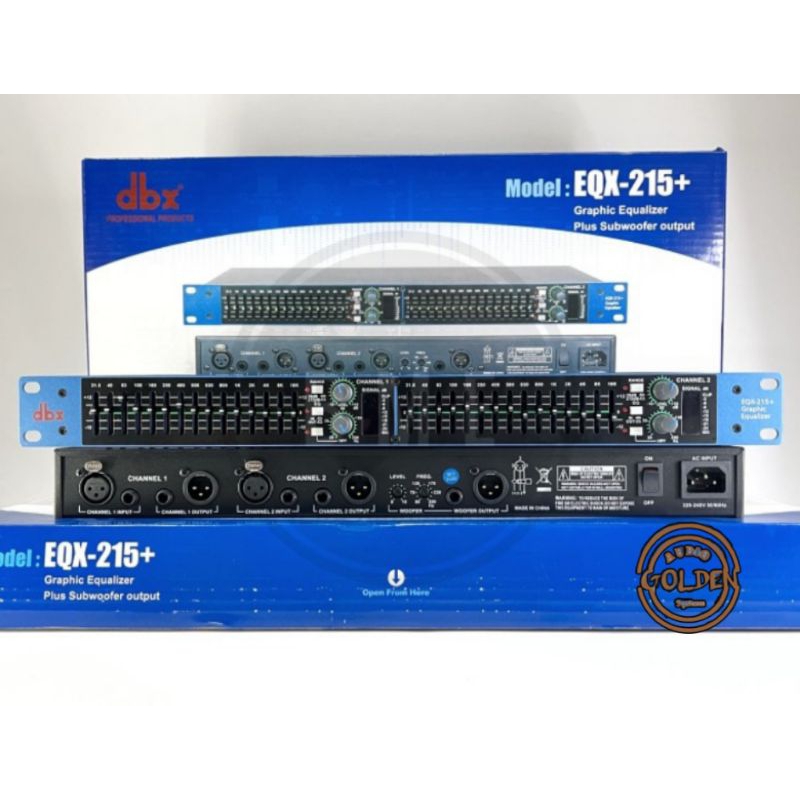 Equalizer DBX Eqx 215 Plus Subwoofer Dbx eqx 215 Grade A