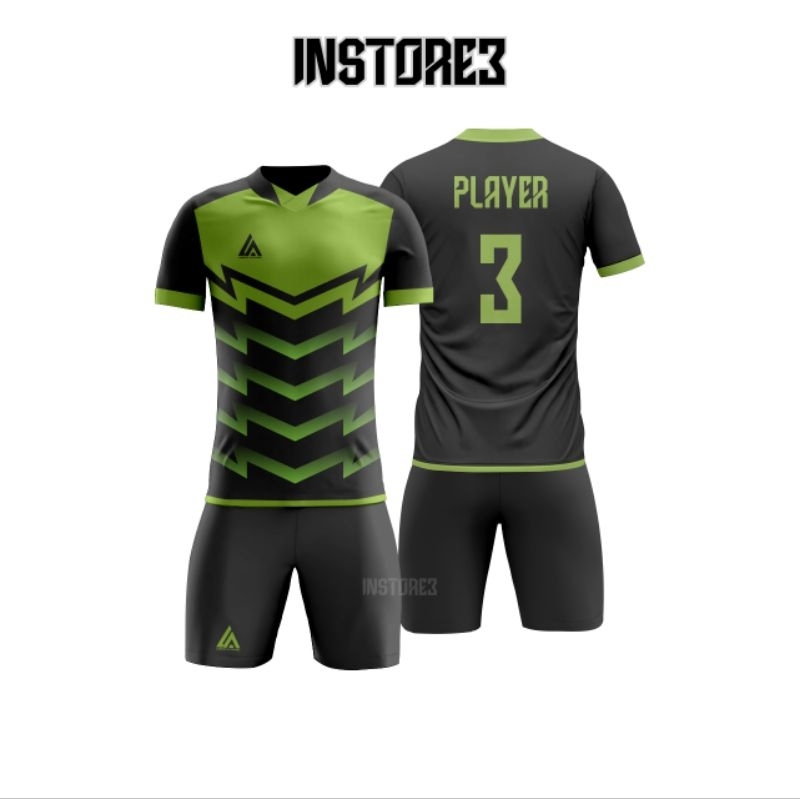 Setelan Jersey Futsal Baju Futsal Jersey Bola + Sablon Nama Dan Nomor