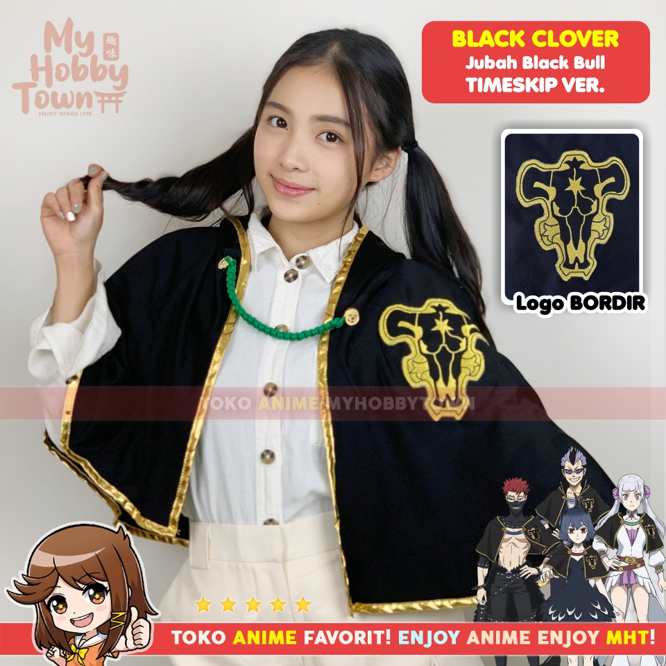Jubah Cosplay Anime Black Clover Black Bull Squad Post After Time Skip Cloak Noelle Silva Nero Magna