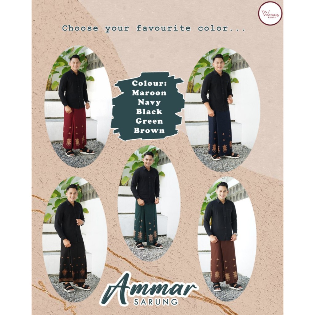Sarung Dewasa Ammar By Watana_Cloth