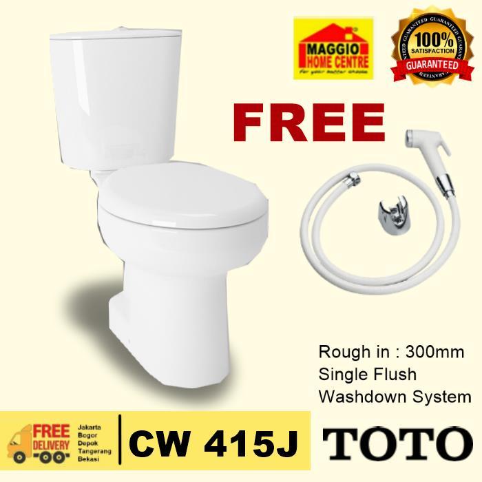 KLOSET TOTO CW 415 - KLOSET DUDUK TOTO TERBARU - CW415J - TOTO