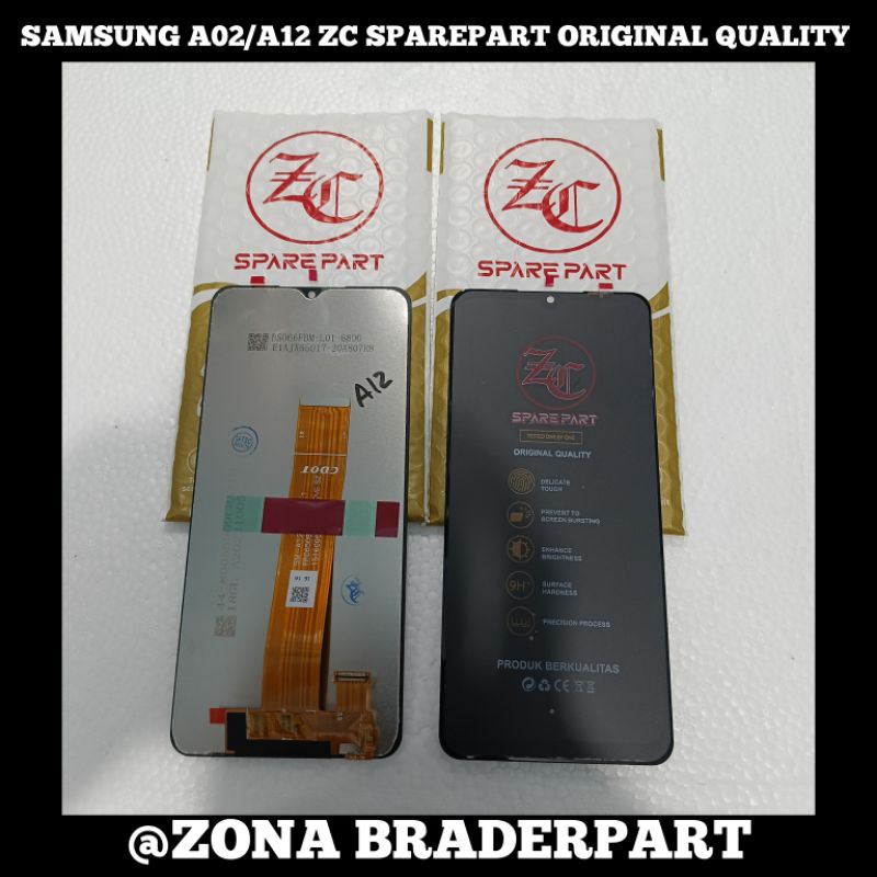 LCD+TS SAMSUNG A02/A12 (ZC SPAREPART) ORIGINAL QUALITY
