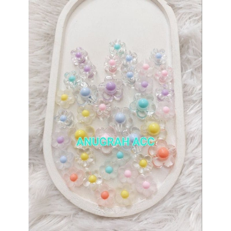 manik mote bunga bening candy / manik mote bunga candy
