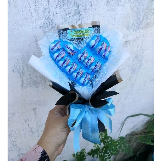 Buket Permen Love / Buket Permen Mini / Buket Hari Guru / Buket Hari Ibu / Buket Hari Ayah / Kado Ul