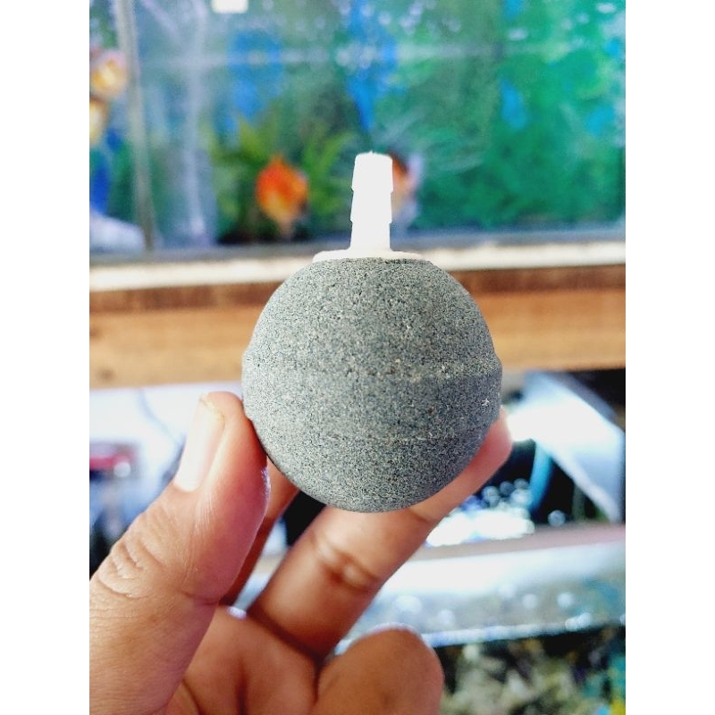 airstone bakso 4cm batu aerator gelembung udara akuarium