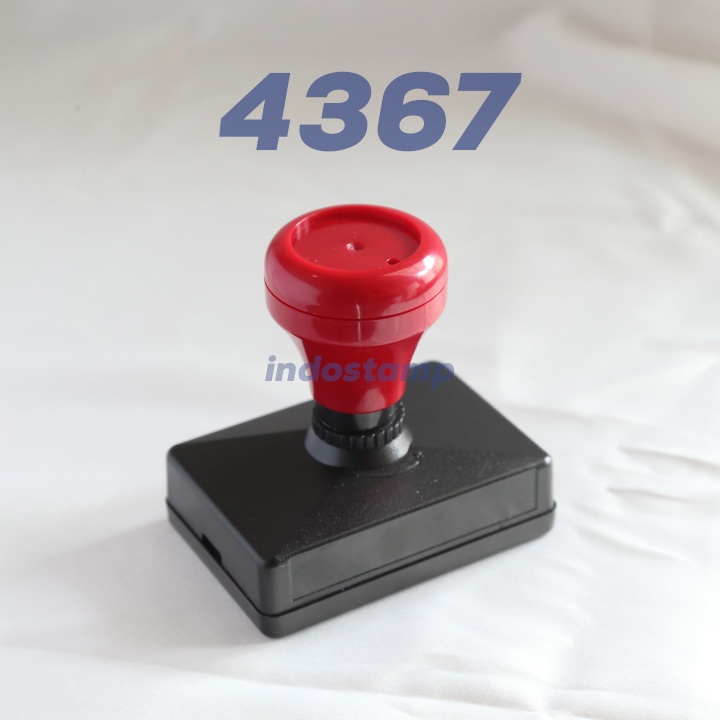 

gagang stempel 4367 flash stamp kotak 43mm 67mm otomatis original indostamp