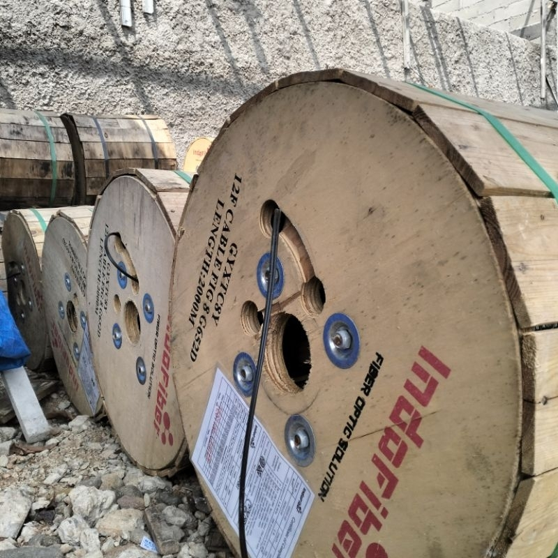 MURAH KABEL FIBER OPTIC FIG 8 4, 6 DAN 12 CORE ARMOUR ARMORED 2000 M 2KM