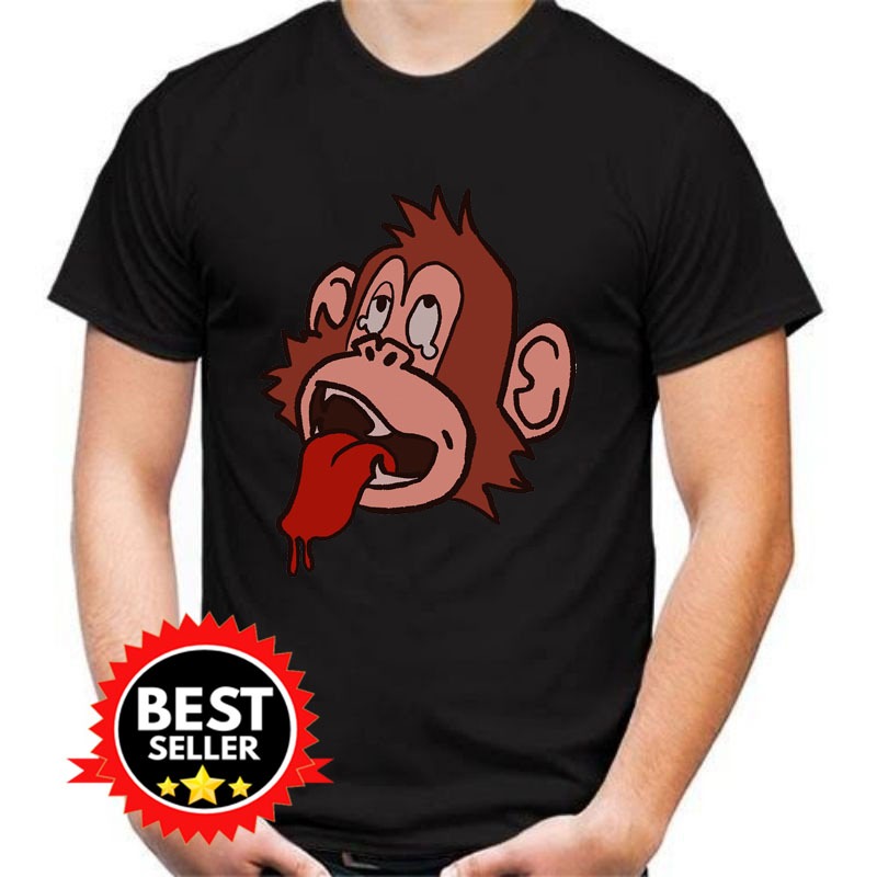T-Shirt Ahegao Monkey Kaos