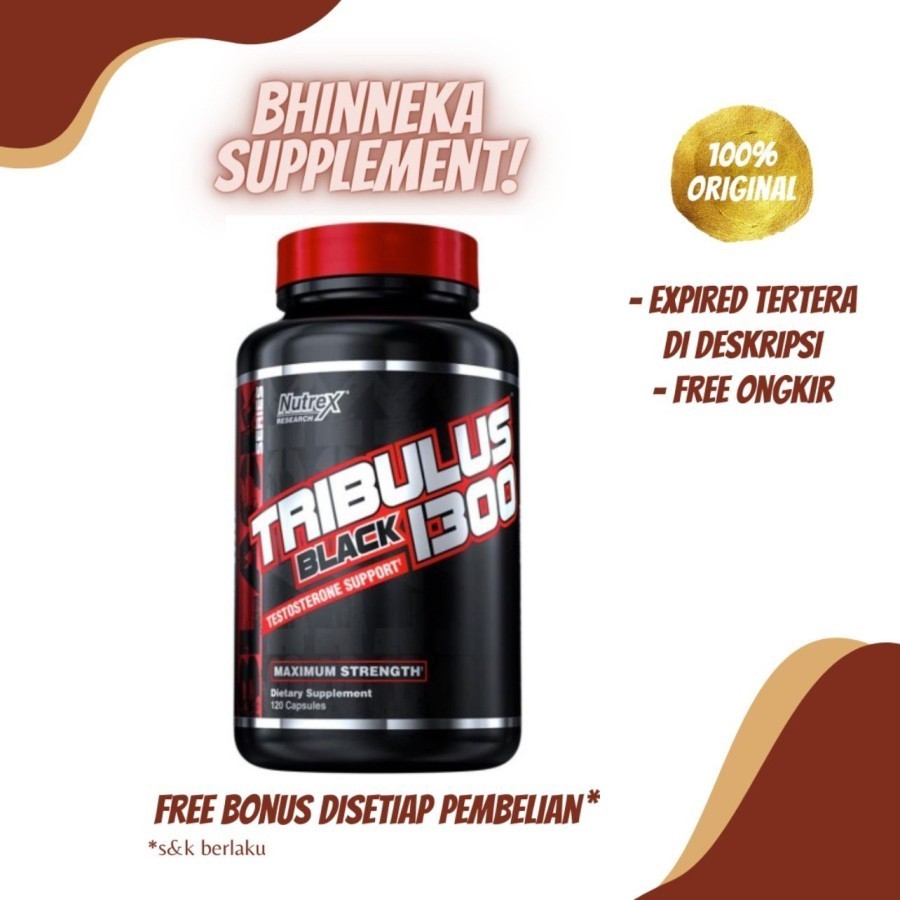 Nutrex Tribulus Black 1300 (120 caps) Nutrex Tribulus 1300 ORIGINAL Nutrex Tribulus Black 1300mg 120