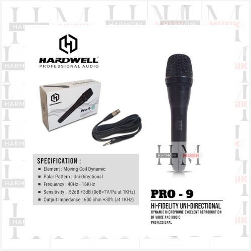 HARDWELL PRO 9 Mic Kabel Hardwell PRO9 / PRO-9 Original