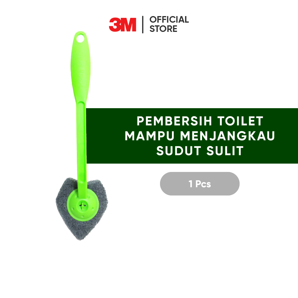3M™ Scotch-Brite® Sikat Toilet Kamar Mandi, Pembersih toilet mampu menjangkau sudut sulit, 1 pc, Unt