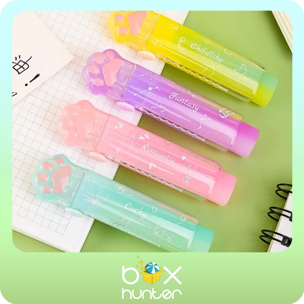 

Kawaii Cat Claw Paw Jelly Eraser Penghapus Pensil Jelly