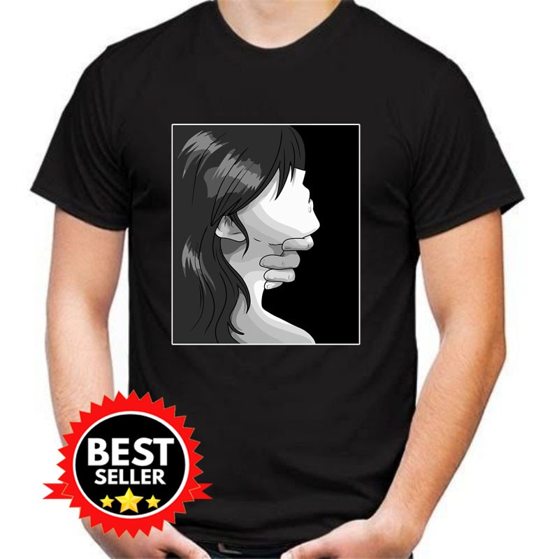 T-Shirt Ahegao T-Shirt Anime Waifu Hentai Kaos