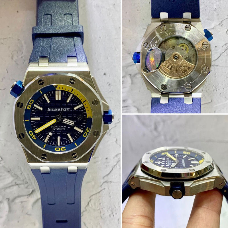 jam tangan pria AP,automatic,strap rubber