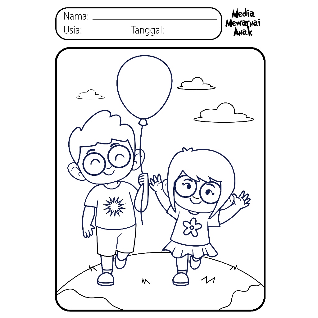 

Media MEWARNAI Anak-ANAK TEMA HOLIDAY/Liburan KERTAS GAMBAR