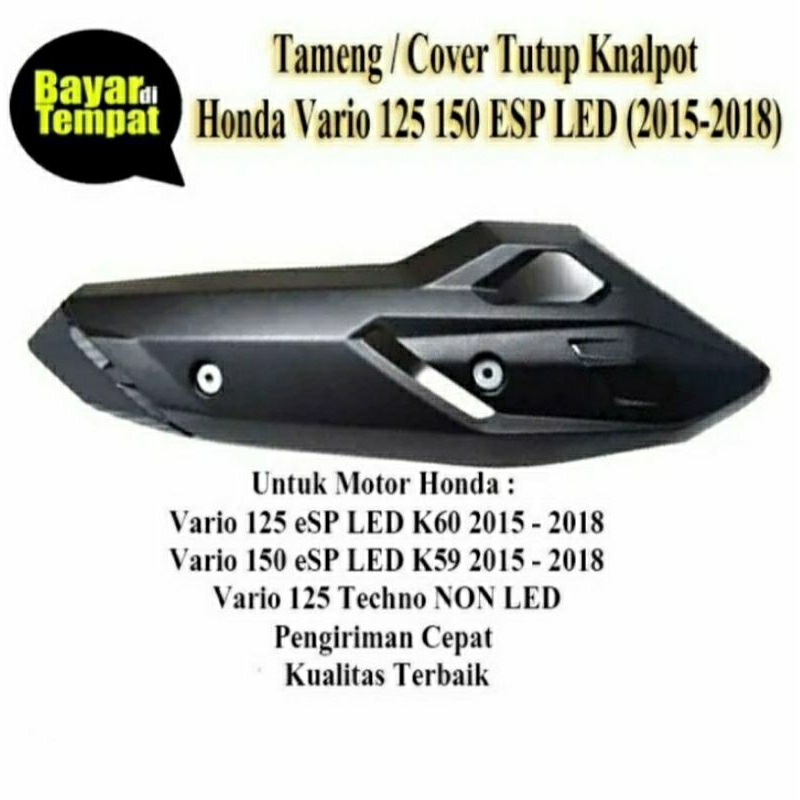 Tutup Knalpot Cover Knalpot Vario 150 Fi Vario 150-2015-2018