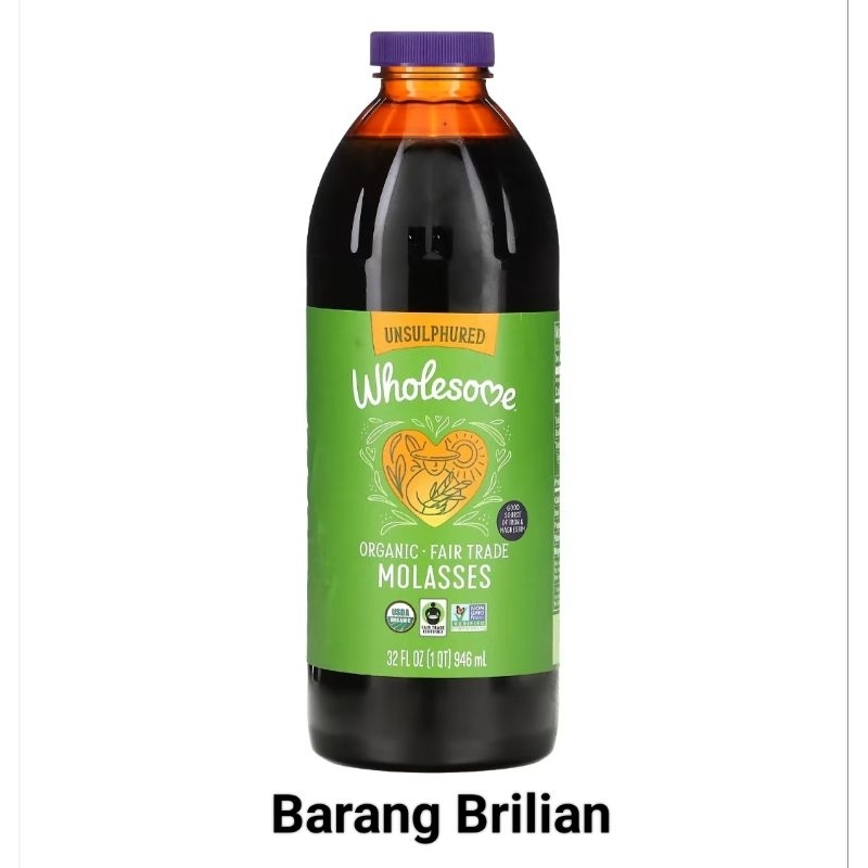 Wholesome Organic Molasses Unsulphured 946 mL