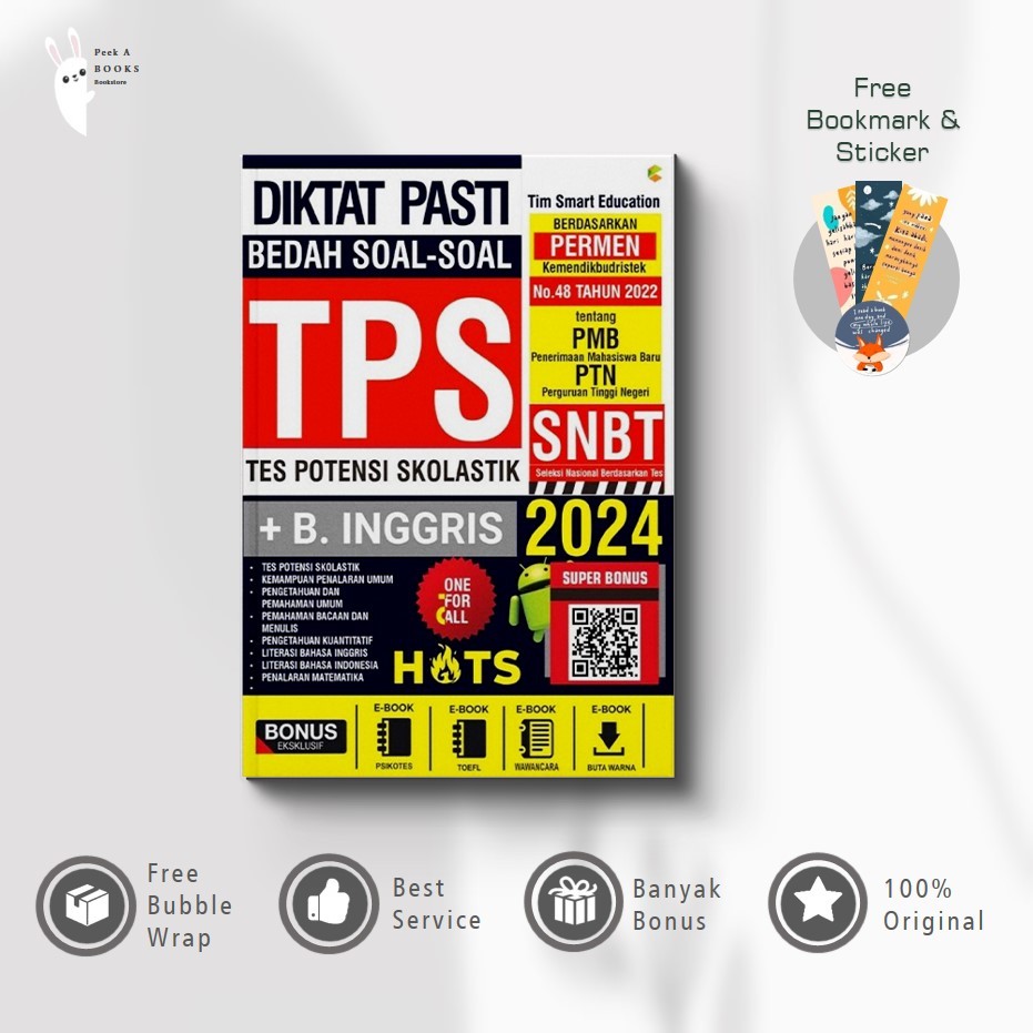Buku Diktat Pasti Bedah Soal-Soal TPS SNBT | C-Klik Media