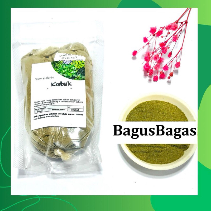

Bubuk Daun Katuk 100 g Organik Asli tanpa Campuran Rempah JSR Produksi Asi Booster Bagus Bagas
