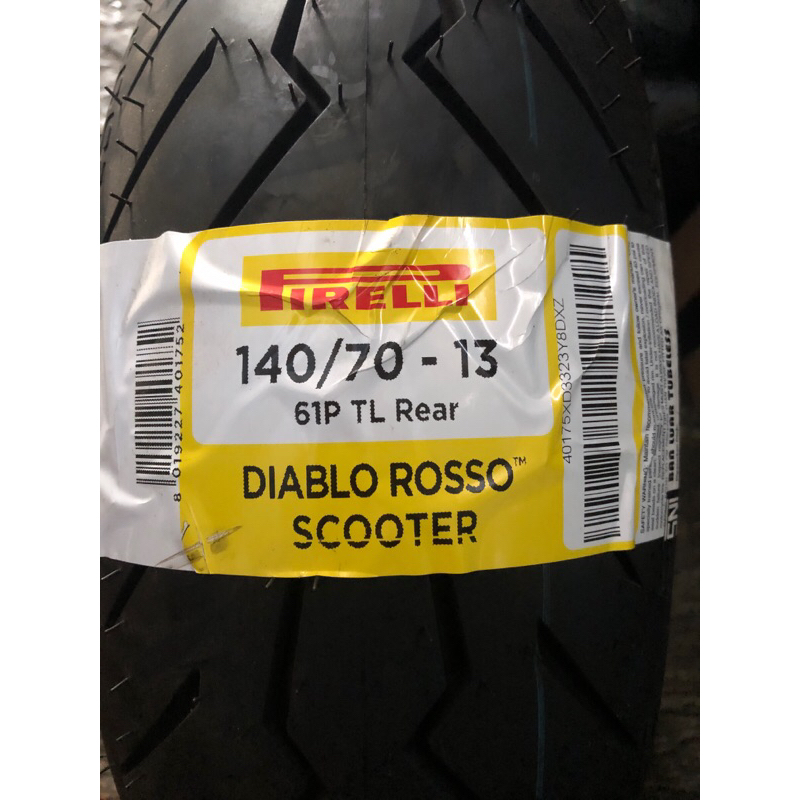 ban Pirelli diablo rosso scooter 140/70-13 nmax ban drs 140/70-13 nmax adv pcx 160