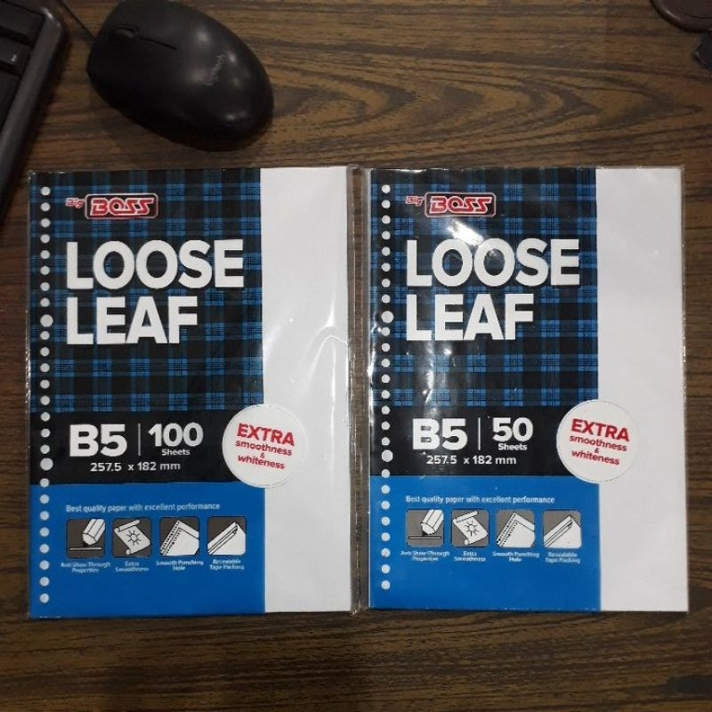 

LOOSE LEAF B5 (POLOS) : BIG BOSS