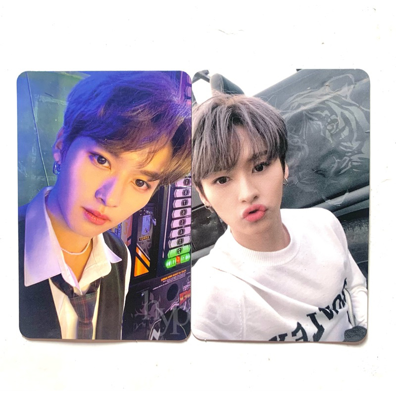 photocard pc lee know lino ino yellow wood yw christmas evel cevel ungu noot noot pout stray kids sk
