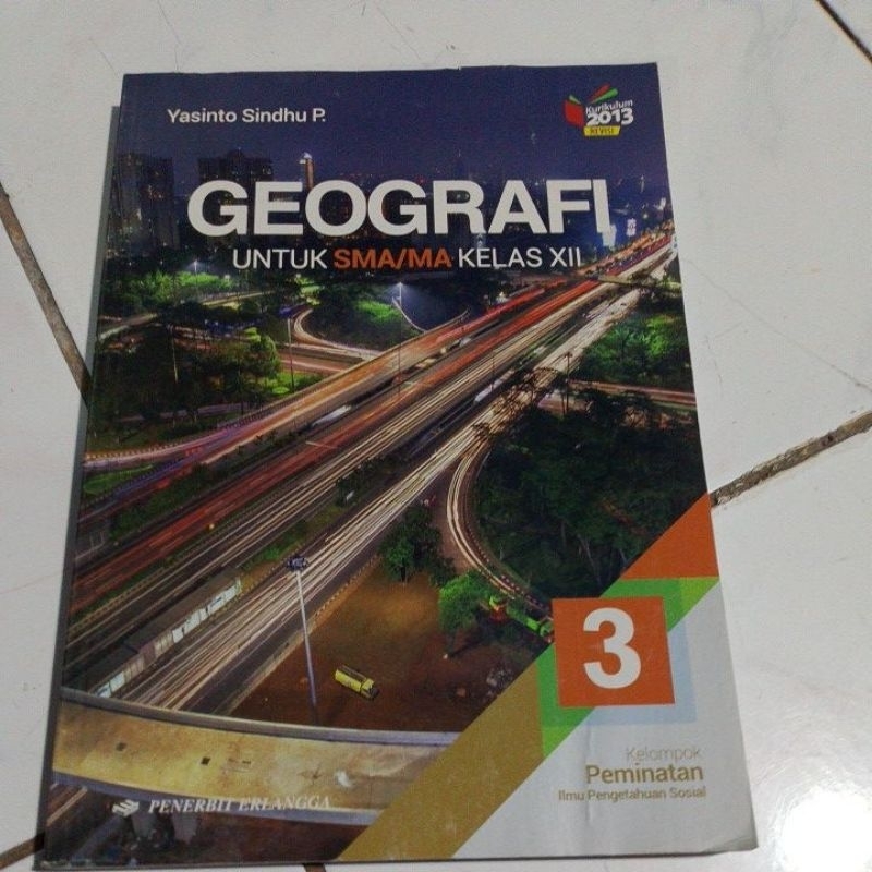 geografi untuk SMA kelas 3/12 - erlangga