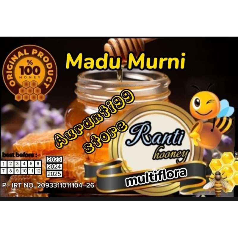 

madu murni madu multiflora murni garansi & gratis packing