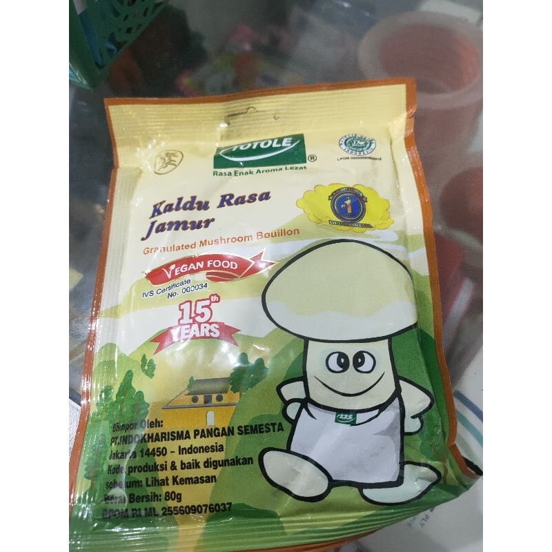 

Totole Kaldu Jamur 80 gr