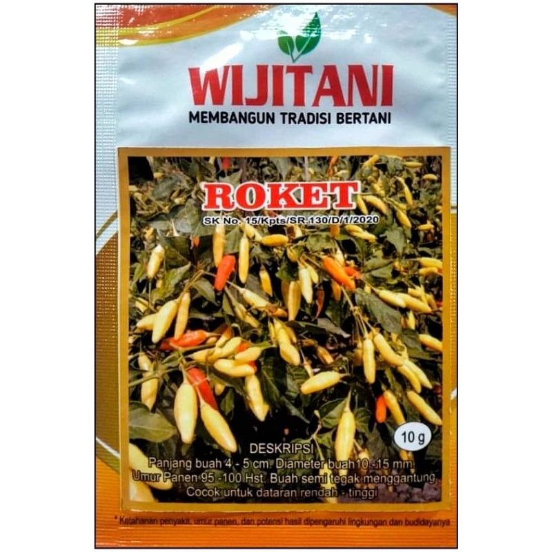 ROKET Benih Cabai Rawit Merah Bibit Cabe Unggul ROKET 10 Gram