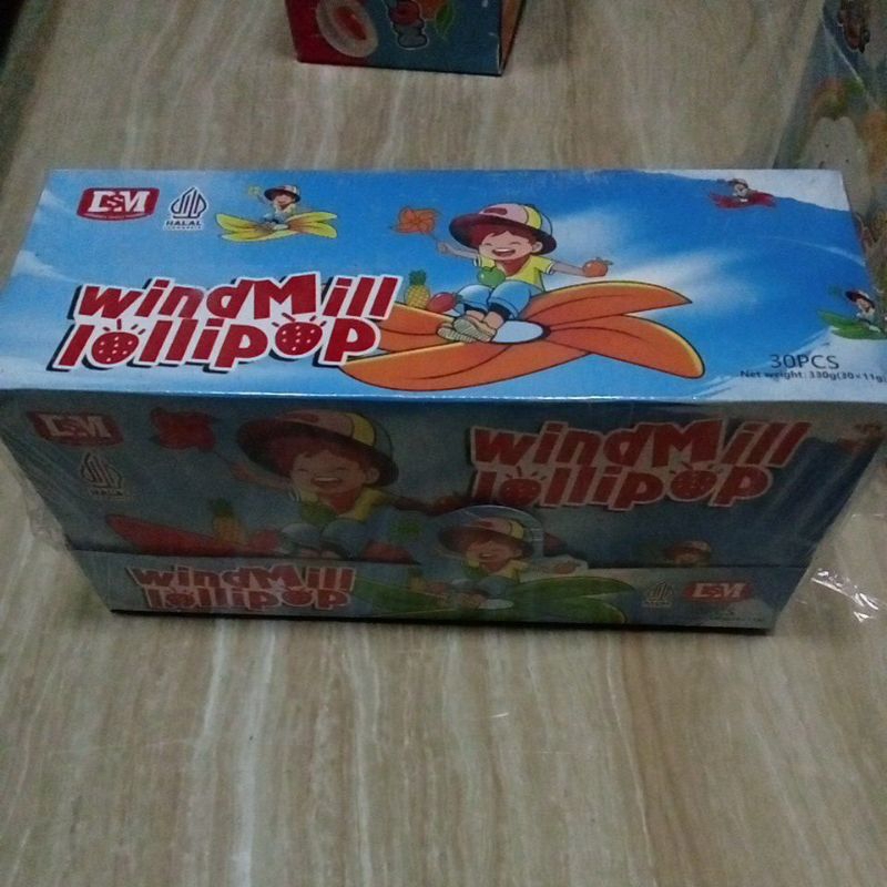 

lolipop windmill gummy aneka rasa 30pcs ex 2025