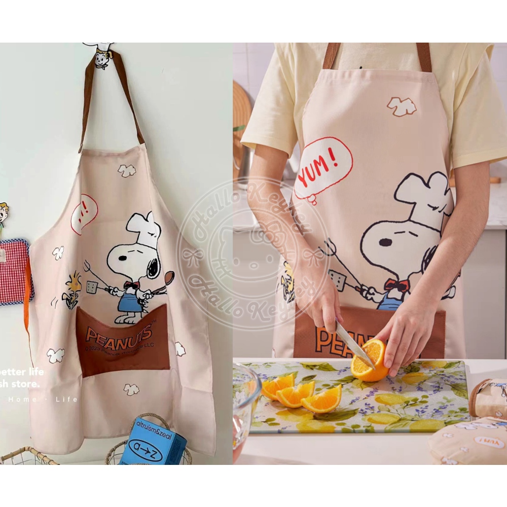 apron celemek snoopy original peanuts