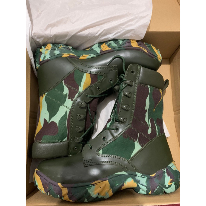 sepatu pdl loreng jatah brimob ORI 2022 ukuran 42 & 43