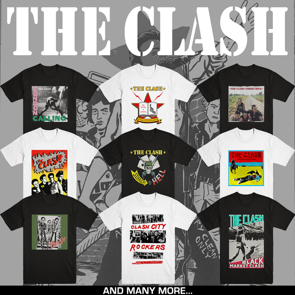 THE CLASH | T-SHIRT BAND | PUNK ROCK | MERCHANDISE