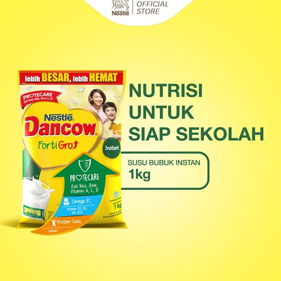 

DANCOW Fortigro Susu Bubuk Susu Anak Instant Pouch 1kg