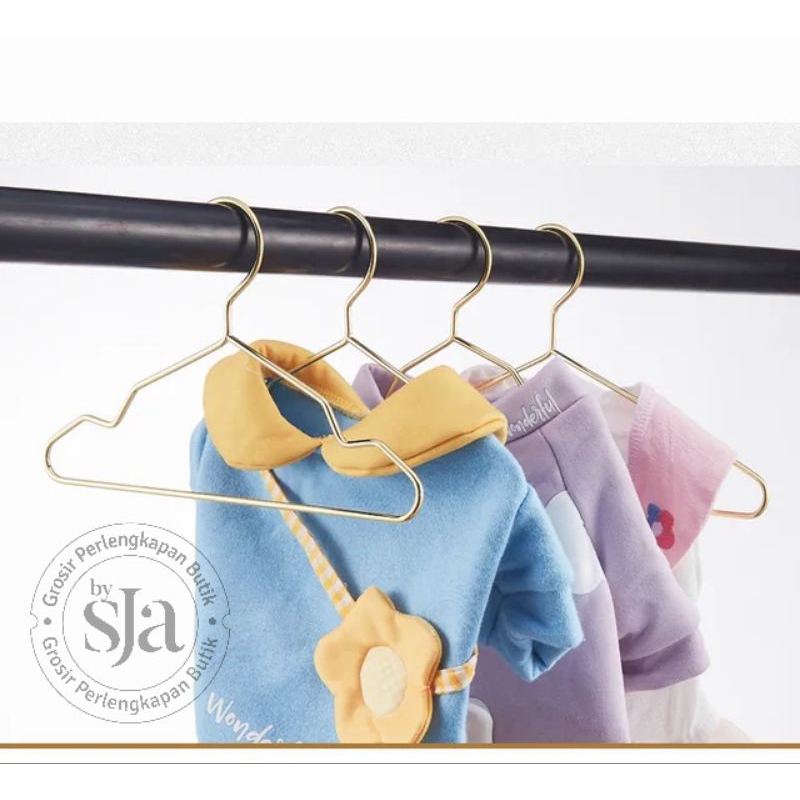 Hanger Gold & Rosegold / Hanger Baju Bayi / Hanger Baju Hewan Peliharaan / Hanger Baju Doggy / Hange