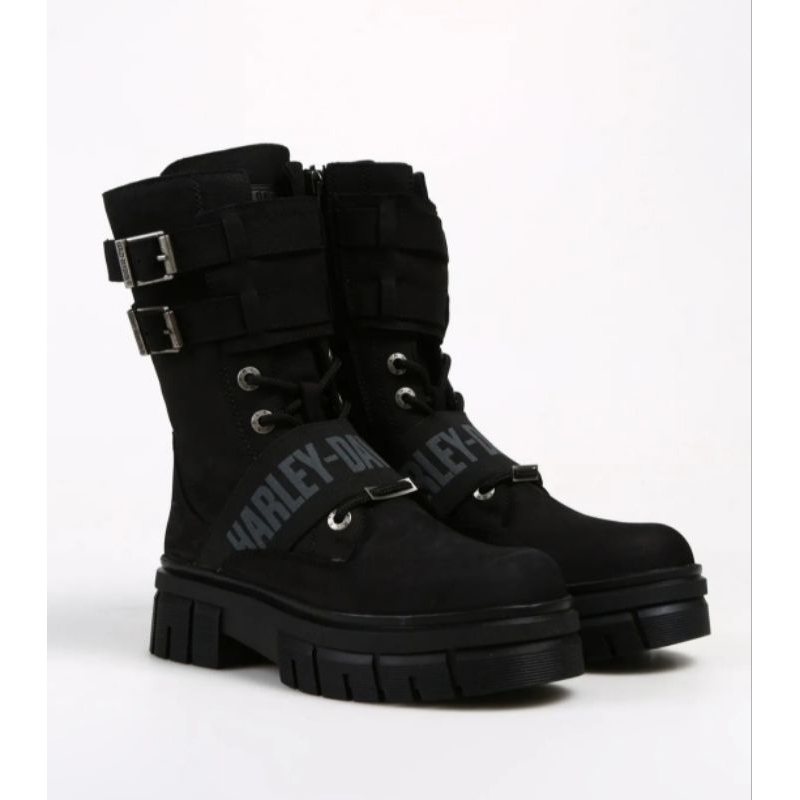 Sepatu boots cewek Harley davidson elena original