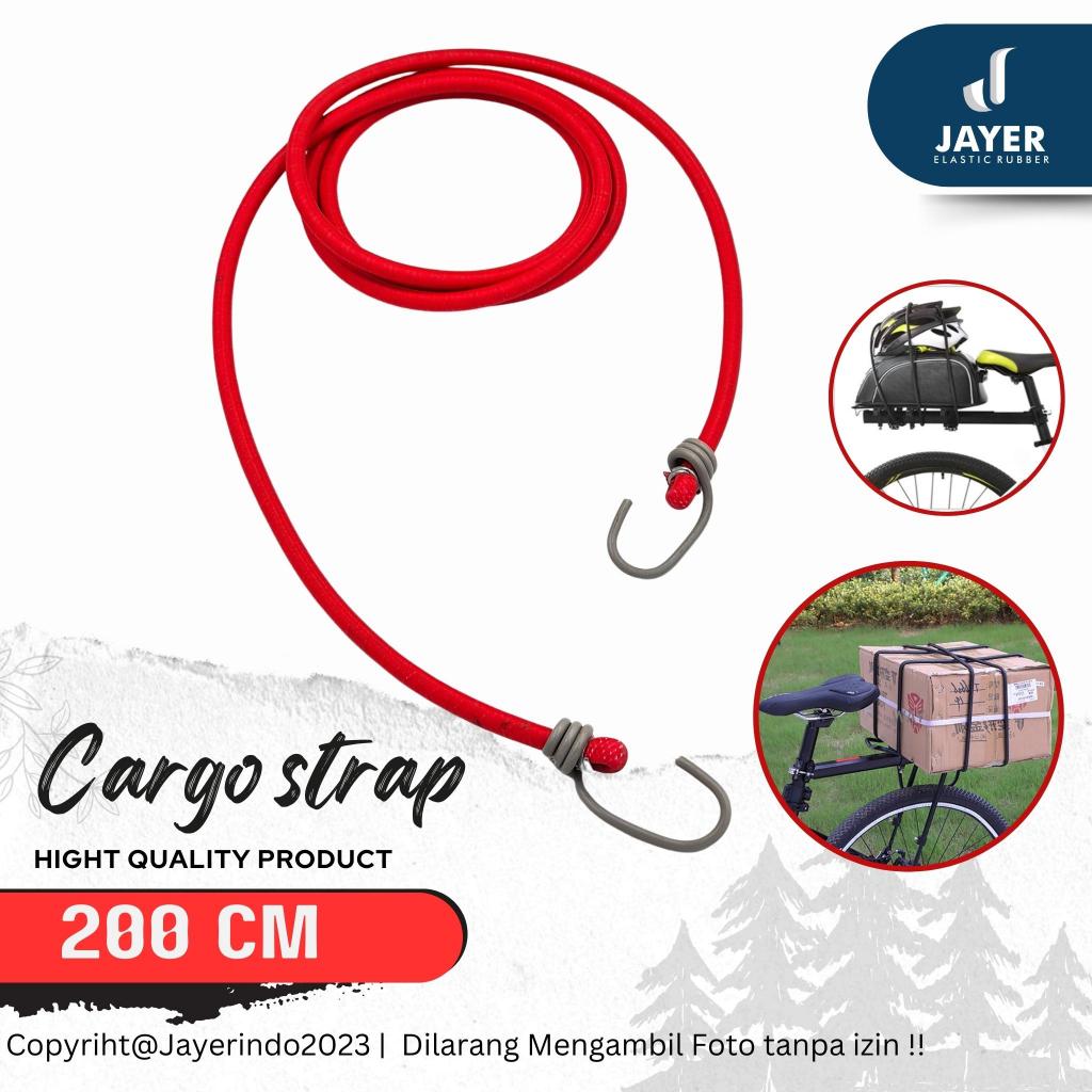 Tali karet pengikat barang 2 METER  Tali Bagasi Motor mobil  High Quality
