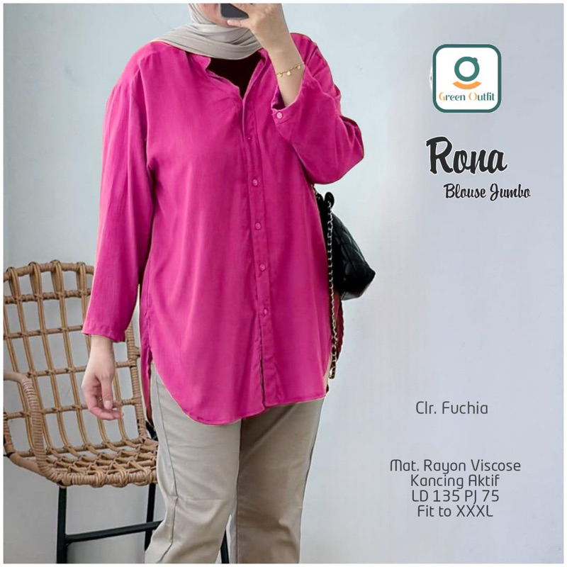 Rona Blouse . Green Outfit