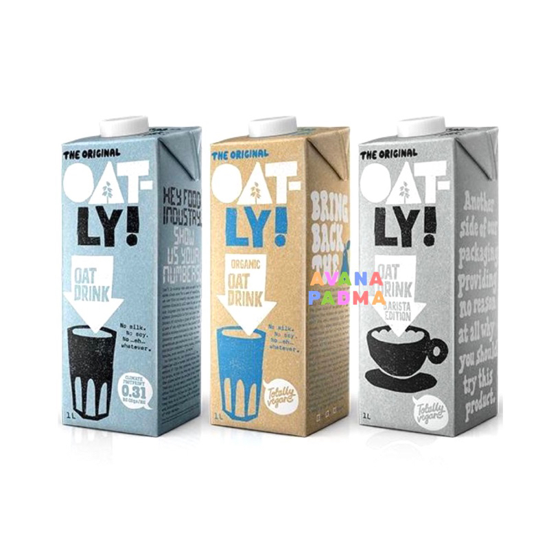 

Oatly Oat Drink (3 Varian Rasa) (1L)