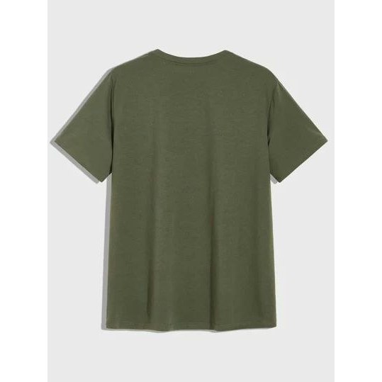 kaos polos hijau army