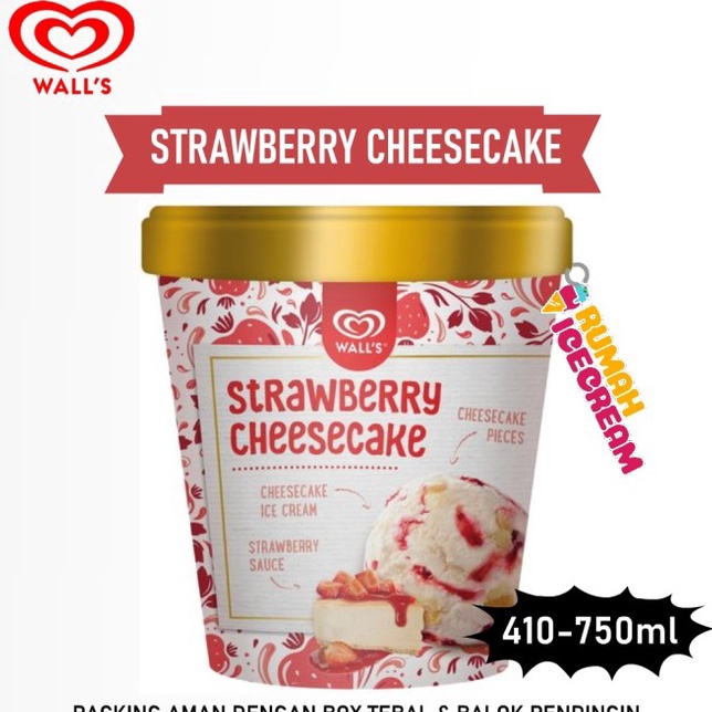 

Ice Cream Walls Strawberry Cheesecake