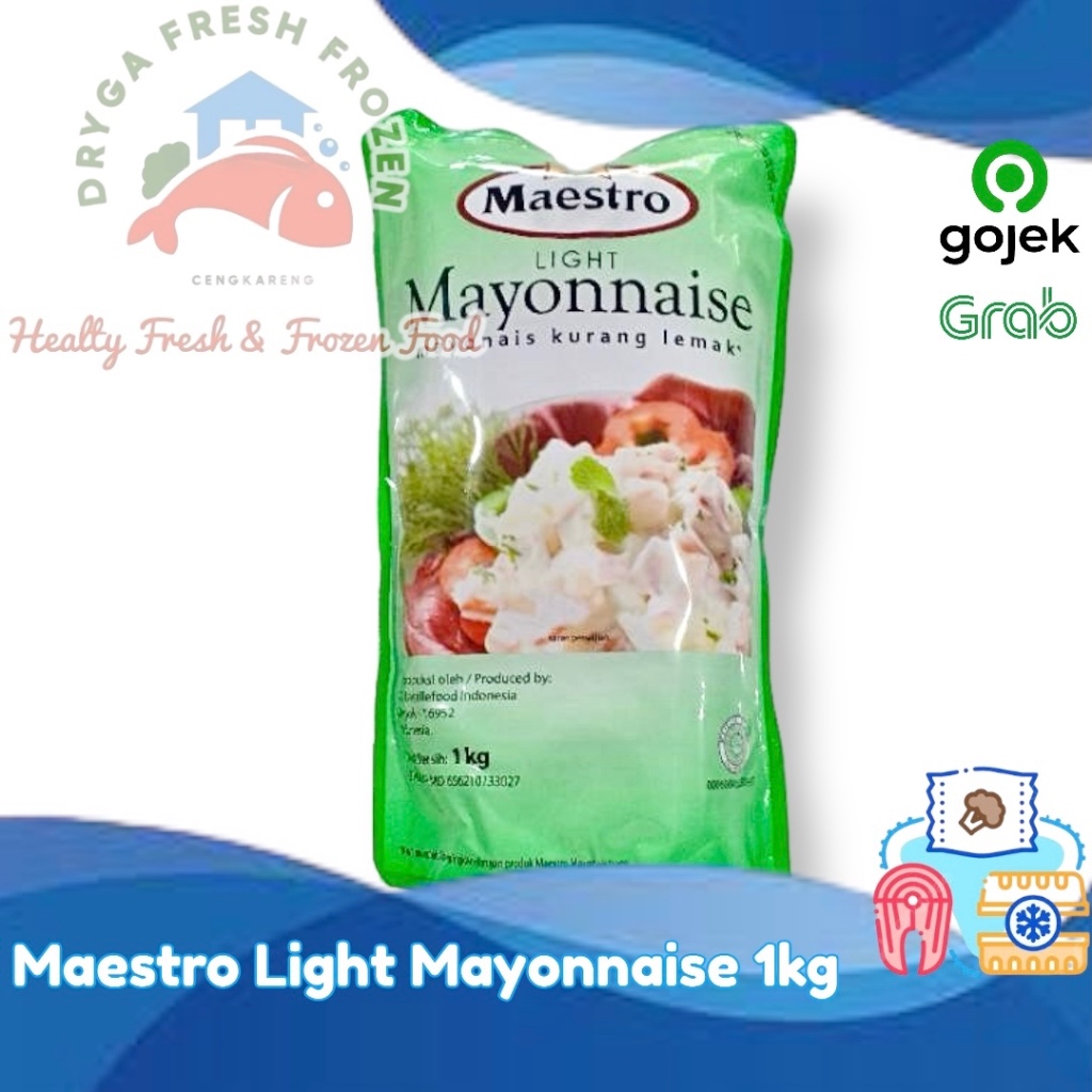 

Maestro Mayonaise Light Kurang Lemak 1kg
