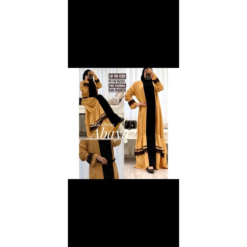 dress set pahmina original merk dolce dress