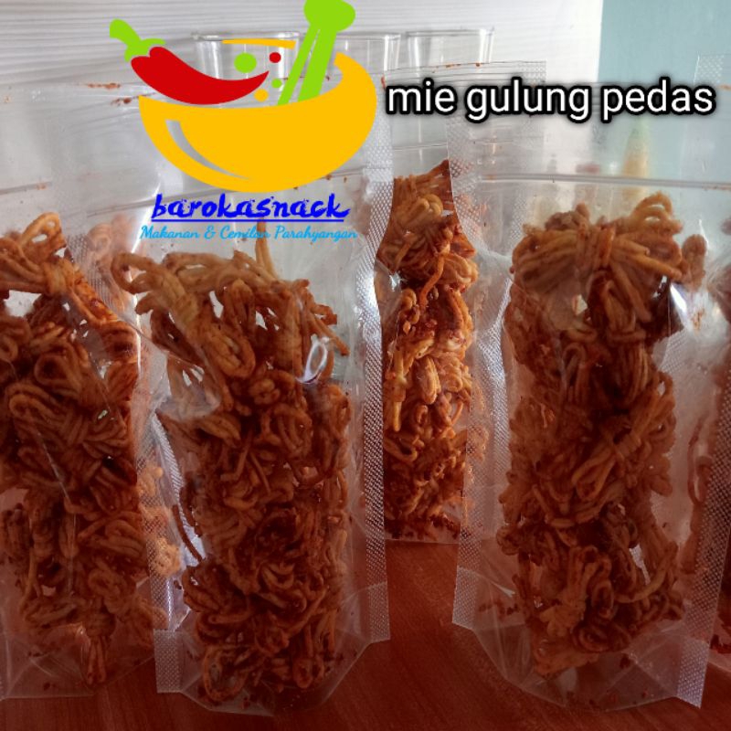 

Mie Gulung Renyah Pedas 100 Gram