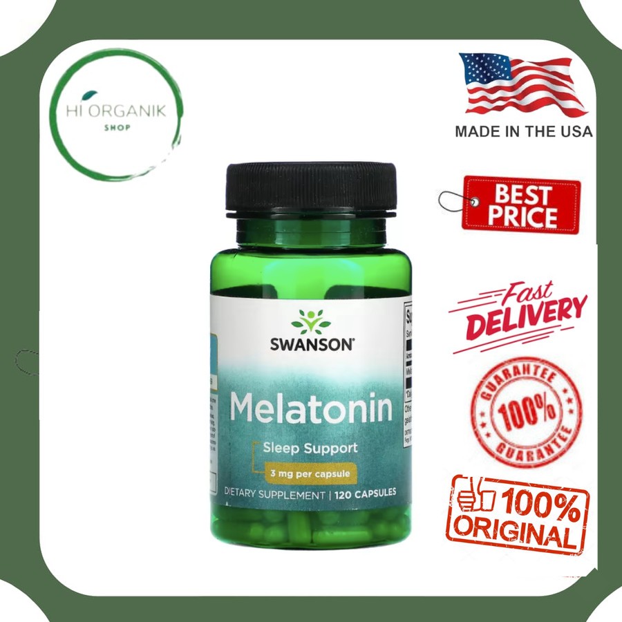 Swanson Melatonin 3 mg 120 Capsules