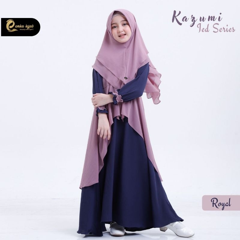 SIAP KIRIM KAZUMI KIDS BY EMKA HIJAB GAMIS ANAK MURAH