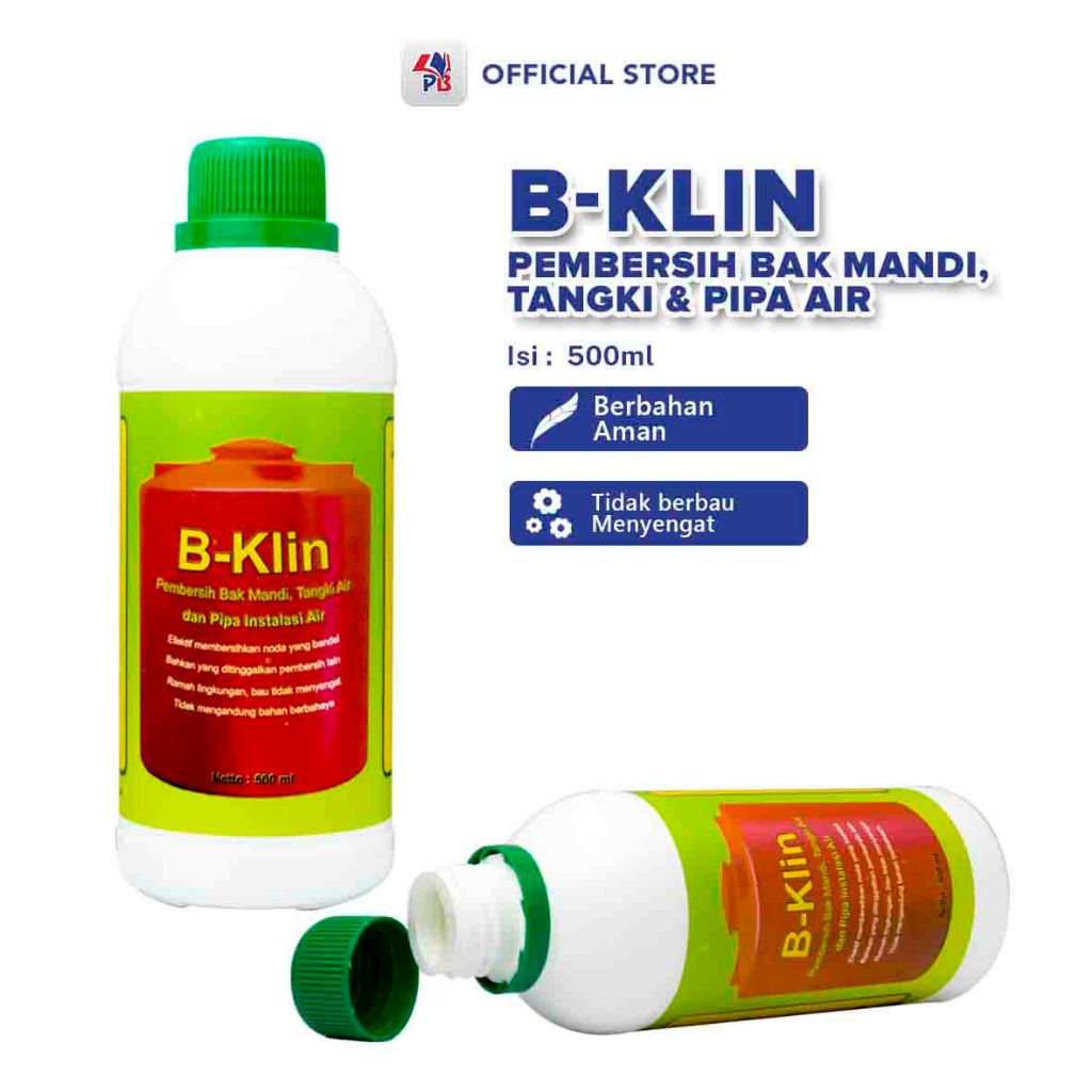 Cairan Pembersih Toren / B-Klin Pembersih Bak Mandi Tangki Air Dan Pipa Instalasi Air / PB EDUKASI A