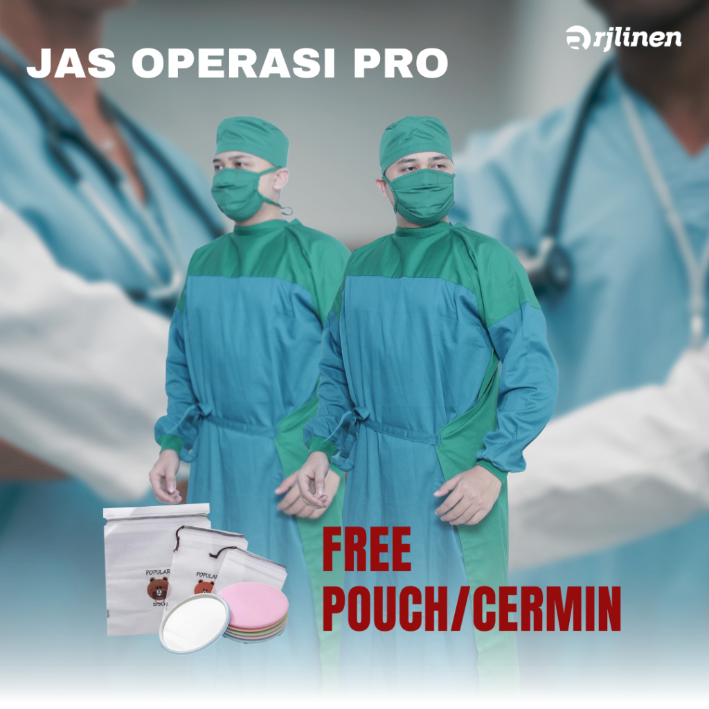 GOWN / SERAGAM OPERASI PRO / BAJU OPERASI PRO/ JAS OPERASI /JUBAH OPERASI