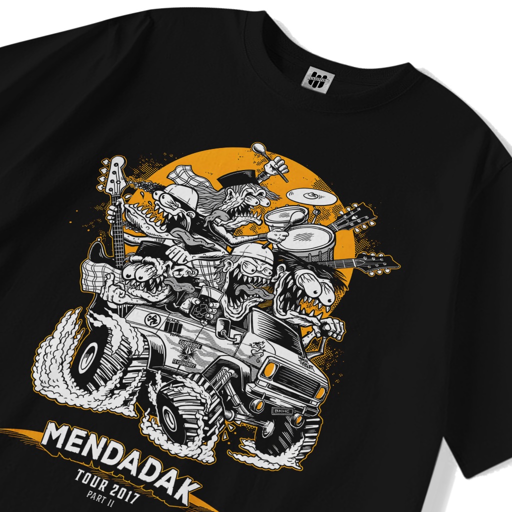 T-Shirt Merchandise Burgerkill 'Mendadak Tour' | Bootleg
